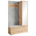 M&ouml;belix Garderobe Tejo II Eiche Wotan B: 115 cm