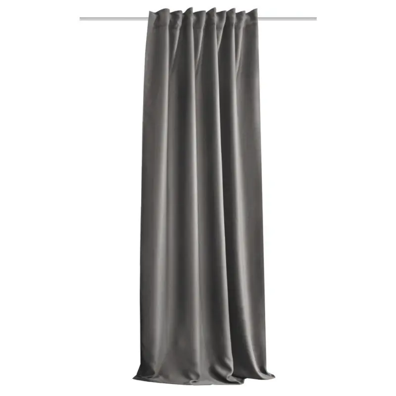 L&Auml;RMSCHUTZVORHANG Grau B: 135 cm