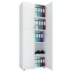 M&ouml;belix Aktenschrank Lona Wei&szlig; ca. 70x182 cm