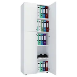 Aktenschrank Lona Wei&szlig; ca. 70x182 cm