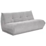M&ouml;belix Modul Sofa Giselle 4er Sofa B: 180 cm Cord Grau