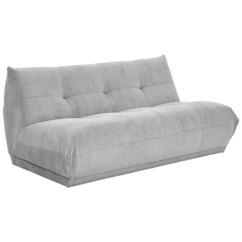 Modul Sofa Giselle 4er Sofa B: 180 cm Cord Grau