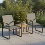 M&ouml;belix GARTENSTUHL-SET Volasi 2er Anthrazit B: 54 cm