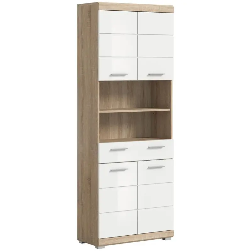 Badezimmer Hochschrank Lambada BxH 74x191 cm Wei&szlig;