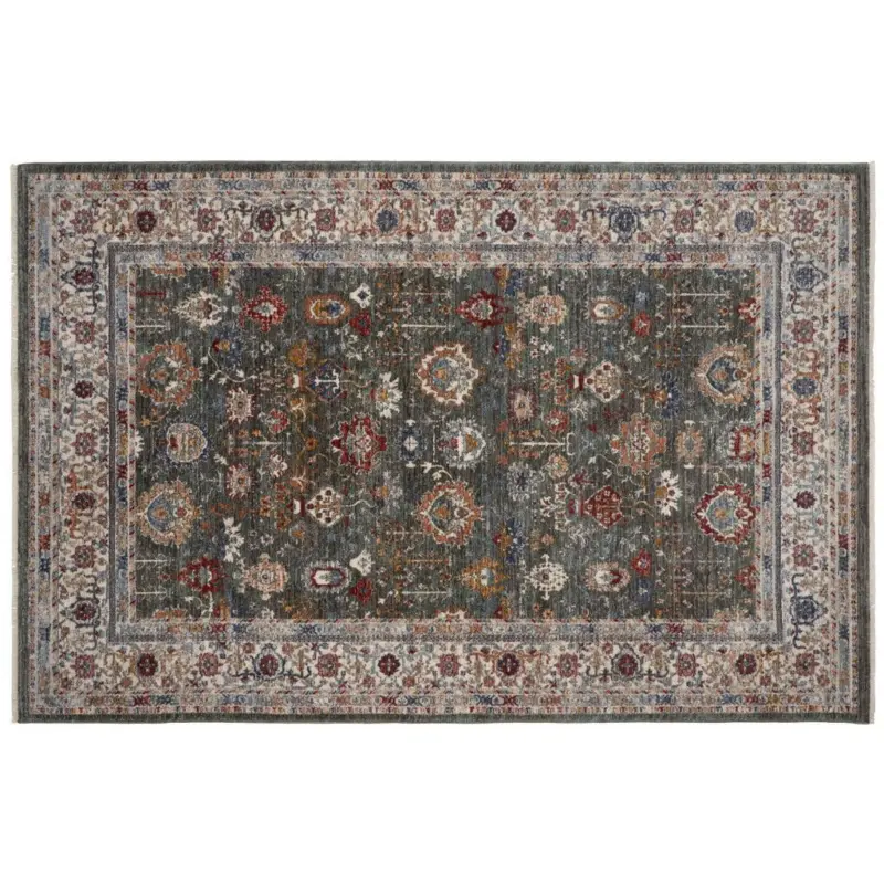 Webteppich Gr&uuml;n klassisch Tissaia 120/X60 cm