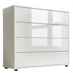 KOMMODE Mailand Wei&szlig;/Wei&szlig; HG B: 79cm