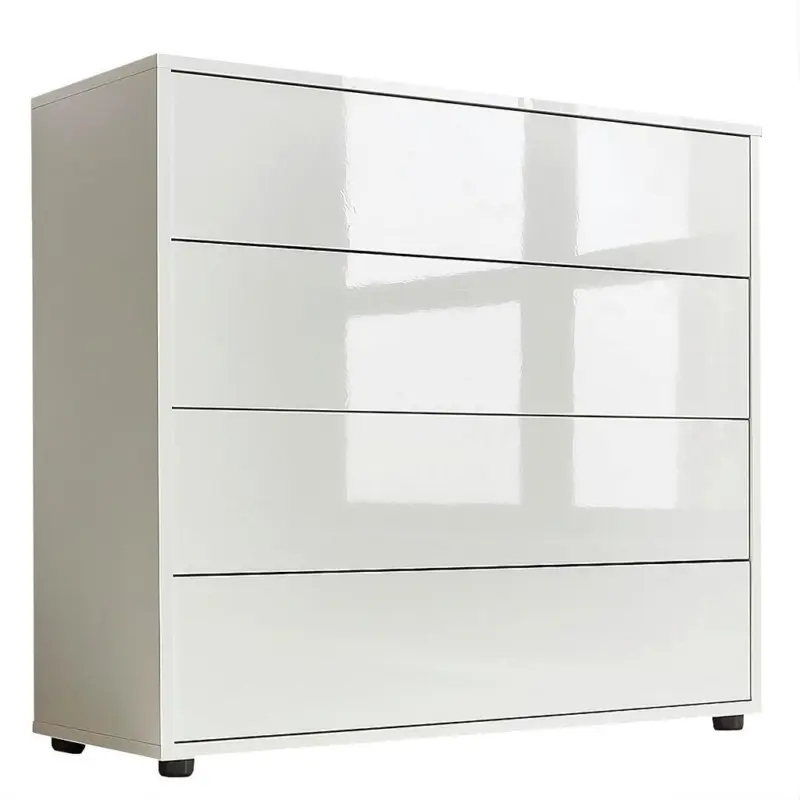 KOMMODE Mailand Wei&szlig;/Wei&szlig; HG B: 79cm