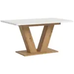 M&ouml;belix Ausziehtisch Marlon 150 AZ wei&szlig;/Artisan, B: 150-190 cm