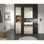 M&ouml;belix Badezimmer Scout Kaschmir/Naturfarben B: 97 cm