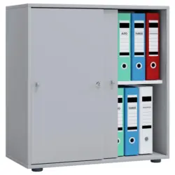 Aktenschrank Lona L Grau B: 70 cm