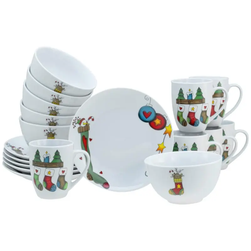 FR&Uuml;HST&Uuml;CKSSERVICE LUNA 18-TEILIG