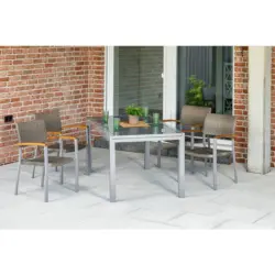 Gartengarnitur 5--Teilig Silano aus Aluminium