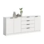 M&ouml;belix Kommode 185 cm Kopenhagen, Wei&szlig;