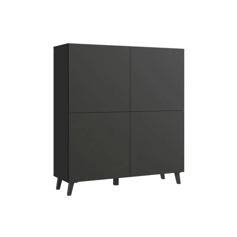 Highboard Phuket 120 Schwarz B: 120 cm
