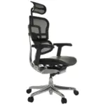 M&ouml;belix Drehstuhl Ergohuman Gen2 Schwarz B: 78 cm