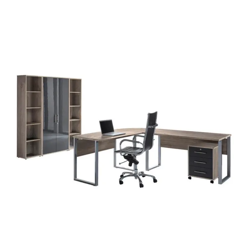B&uuml;ro Office Edition Eiche Dekor/Anthrazit