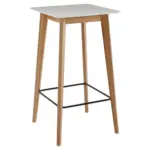 M&ouml;belix Stehtisch Wohnling 60x110x60 cm Wei&szlig;