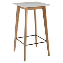 Stehtisch Wohnling 60x110x60 cm Wei&szlig;