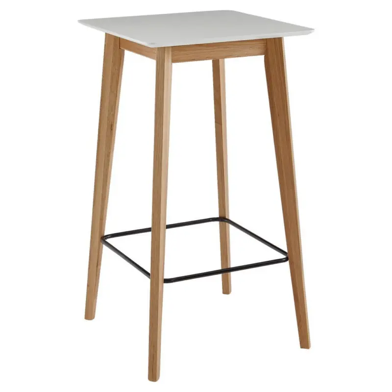 Stehtisch Wohnling 60x110x60 cm Wei&szlig;