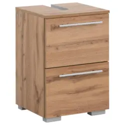 Waschbeckenunterschrank Carlos B: 40,2 cm Eichefarben