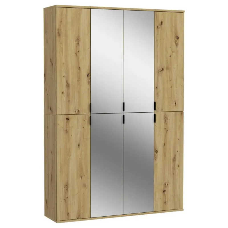 Garderobenschrank Projekt X Eiche Artisan B: 121 cm