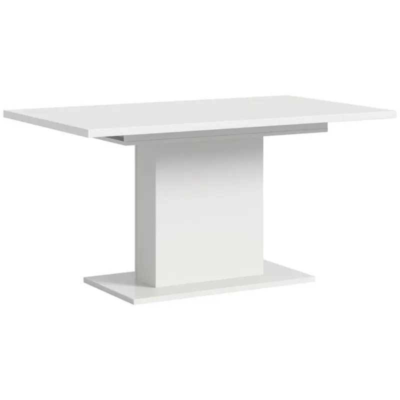 Ausziehtisch Marlon 150 AZ Melamin wei&szlig;, B:150-190 cm