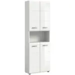 M&ouml;belix Badezimmer Hochschrank Ice BxH 60x185 cm Wei&szlig;