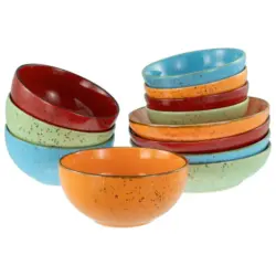 SCH&Uuml;SSELSET Nature Multicolor 12-teilig
