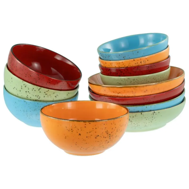SCH&Uuml;SSELSET Nature Multicolor 12-teilig