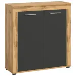 M&ouml;belix HIGHBOARD Jam Eiche Dekor B: 80 cm