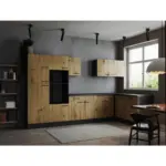 M&ouml;belix Einbauk&uuml;che Eckk&uuml;che M&ouml;belix Oliver Artisan Dekor S: 340x172 cm