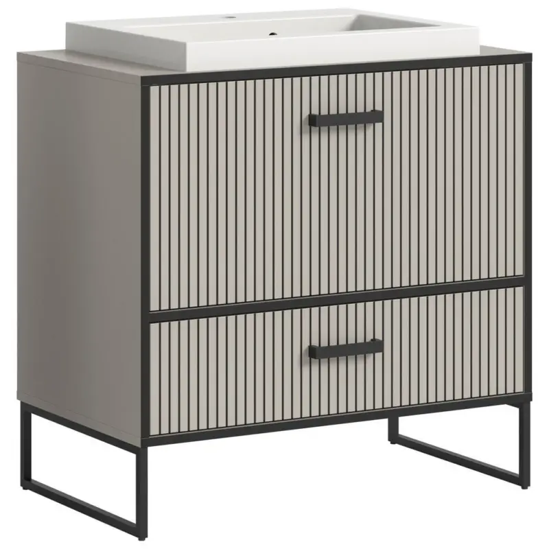 WASCHTISCHKOMBI Bagno Kaschmir B: 80 cm