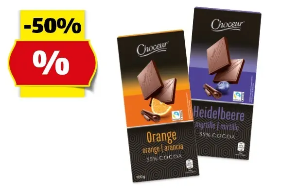 CHOCEUR Noir Frucht*, 100 g