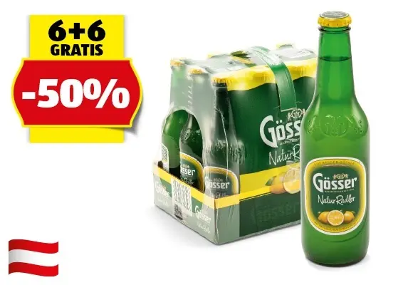 G&Ouml;SSER Naturradler Zitrone*, 12 x 0,33 l