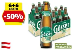 G&Ouml;SSER Naturgold alkoholfrei**, 12 x 0,5 l