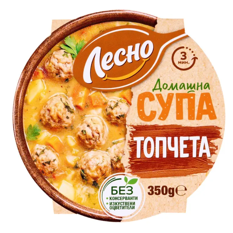 ЛЕСНО Супа топчета