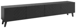 Lowboard Phuket ca. 190x42 cm Schwarz