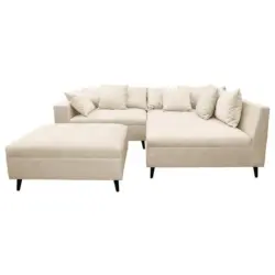 ECKSOFA Pruno, Beige S: 247x174 cm