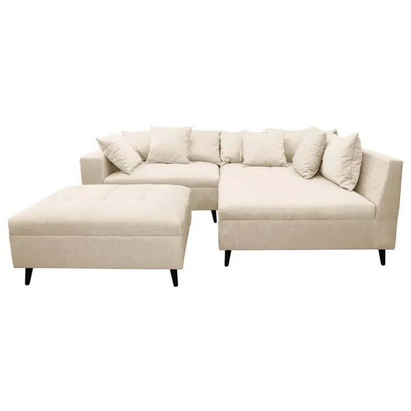 ECKSOFA Pruno, Beige S: 247x174 cm
