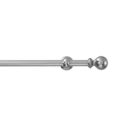 Vorhangstange Chromfarben, 145 cm