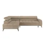 M&ouml;belix Ecksofa mit Schlaffunktion & Bettkasten Volf Beige