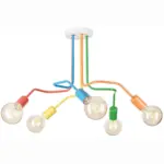 M&ouml;belix PENDELLEUCHTE Domino Multicolor B: 59 cm