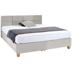 Polsterbett mit Bettkasten 160x200 Bellagio Creme
