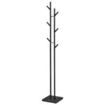 M&ouml;belix Kleiderst&auml;nder Clemens Schwarz Metall 6 Haken H: 177 cm