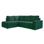 M&ouml;belix Ecksofa Brave Dave Dunkelgr&uuml;n S: 194x247cm