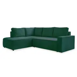 Ecksofa Brave Dave Dunkelgr&uuml;n S: 194x247cm