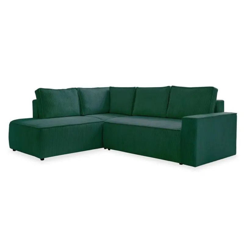 Ecksofa Brave Dave Dunkelgr&uuml;n S: 194x247cm