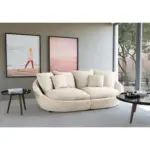M&ouml;belix BIGSOFA Maui, Silberfarben B: 237 cm