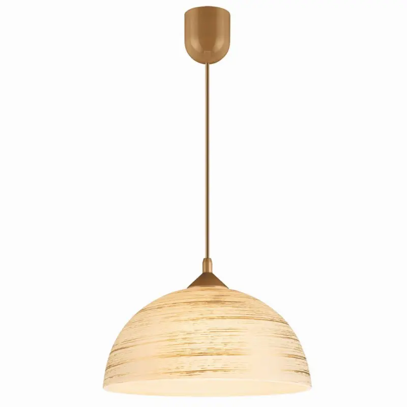 PENDELLEUCHTE Goldfarben D: 30 cm
