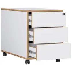 Container Salia Wei&szlig;, Honigeiche B: 42 cm